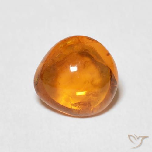1.70ct Natürlicher rötlich-orange Spessartit-Garn, Birnenform, Transparent