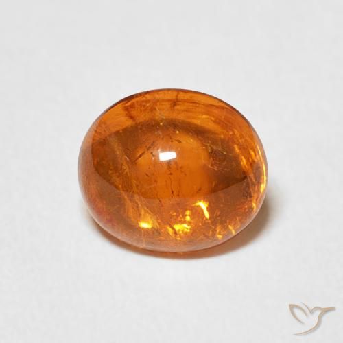 2.11ct Natürlicher Mittelorange Spessartit-Garn, Oval, Transparent