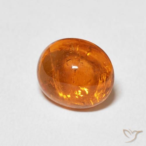 9,17 ctw natürlicher Mittelorange Spessartit-Garn, Oval, Transparent