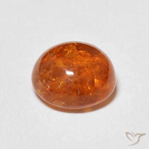 9,17 ctw natürlicher Mittelorange Spessartit-Garn, Oval, Transparent