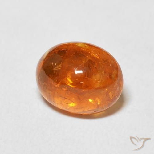 9,17 ctw natürlicher hellorange Spessartit-Garn, Oval, Transparent