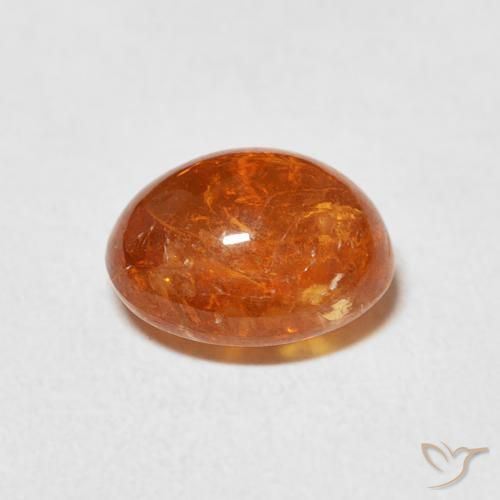 9,17 ctw natürlicher hellorange Spessartit-Garn, Oval, Transparent