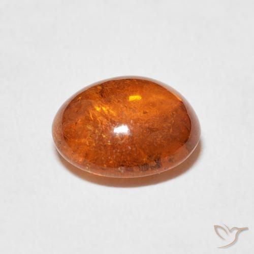 9,17 ctw natürlicher tieforange Spessartit-Garn, Oval, Transparent