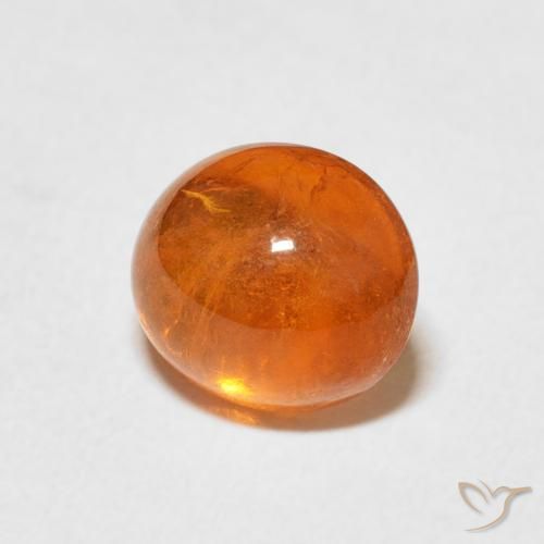9,17 ctw natürlicher Mittelorange Spessartit-Garn, Oval, Transparent