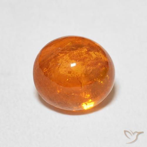 2.99ct Natürlicher rötlich-orange Spessartit-Garn, Oval, Transparent