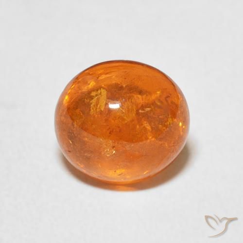 2.93ct Natürlicher Mittelorange Spessartit-Garn, Oval, Transparent
