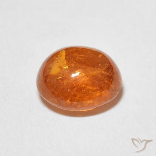 9,17 ctw natürlicher Mittelorange Spessartit-Garn, Oval, Transparent