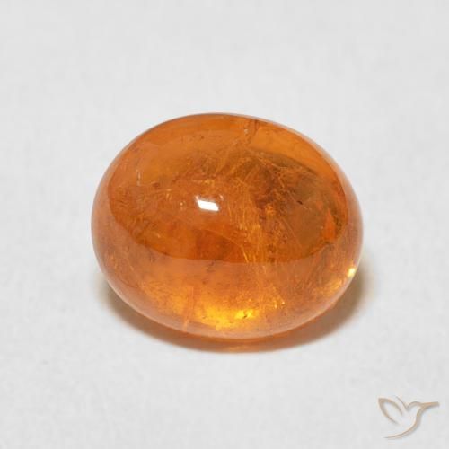 2.82ct Natürlicher Mittelorange Spessartit-Garn, Oval, Transparent