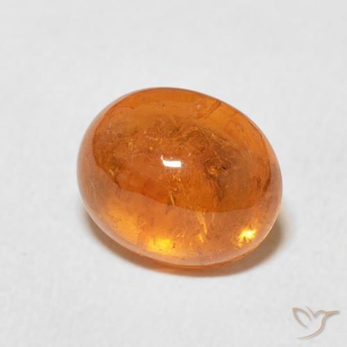 9,17 ctw natürlicher Mittelorange Spessartit-Garn, Oval, Transparent