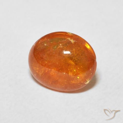 9,17 ctw natürlicher Mittelorange Spessartit-Garn, Oval, Transparent