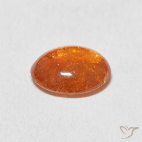 9,17 ctw natürlicher Mittelorange Spessartit-Garn, Oval, Transparent