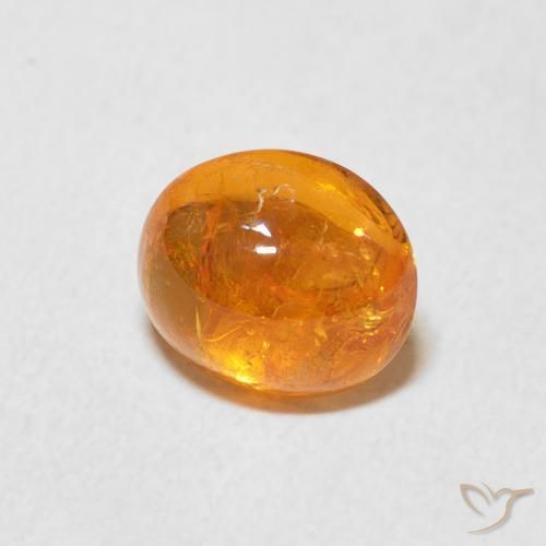 9,17 ctw natürlicher Amber Orange Spessartit-Garn, Oval, Transparent