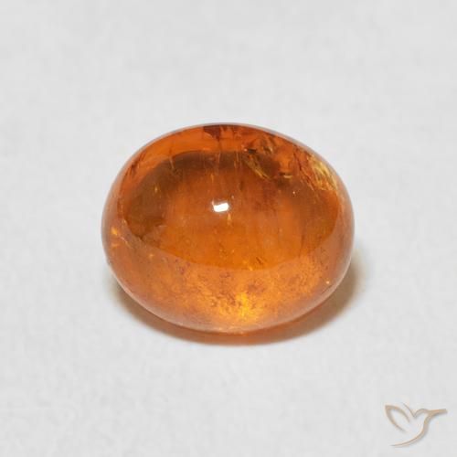 2.05ct Natürlicher Mittelorange Spessartit-Garn, Oval, Transparent