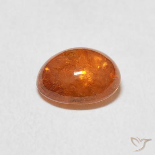 9,17 ctw natürlicher Mittelorange Spessartit-Garn, Oval, Transparent