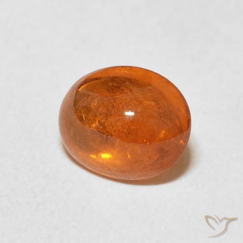 9,17 ctw natürlicher Mittelorange Spessartit-Garn, Oval, Transparent