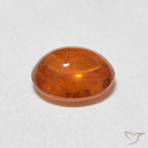 9,17 ctw natürlicher Mittelorange Spessartit-Garn, Oval, Transparent