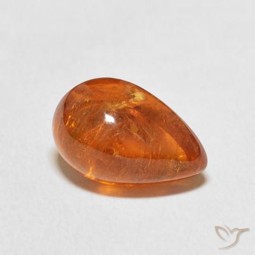 9,17 ctw natürlicher Amber Orange Spessartit-Garn, Oval, Transparent