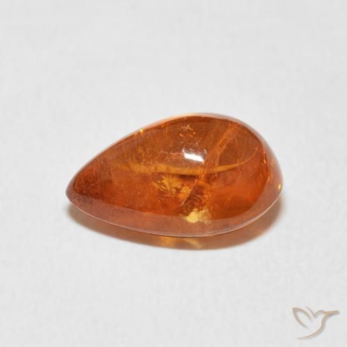 9,17 ctw natürlicher Amber Orange Spessartit-Garn, Oval, Transparent