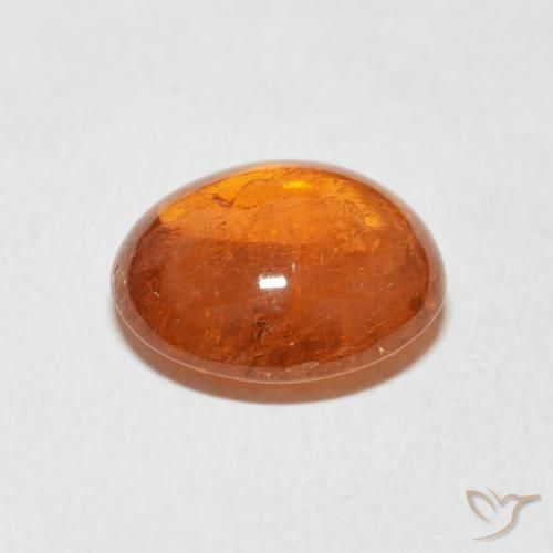 9,17 ctw natürlicher Amber Orange Spessartit-Garn, Oval, Transparent