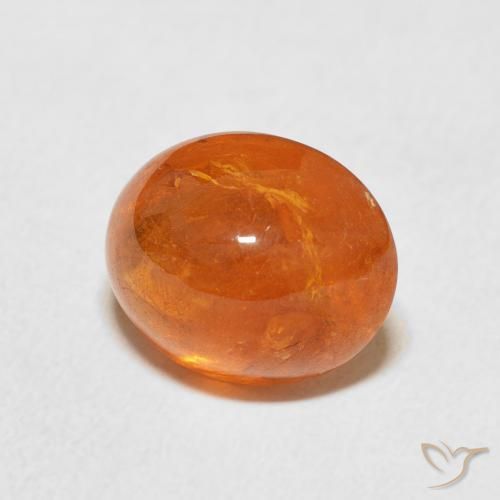 9,17 ctw natürlicher Mittelorange Spessartit-Garn, Oval, Transparent