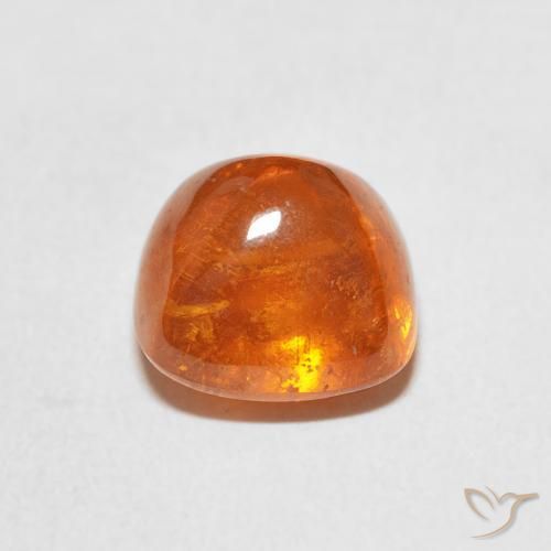 9,17 ctw natürlicher Mittelorange Spessartit-Garn, Kissen, Transparent