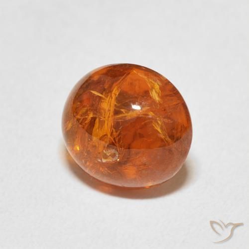 9,17 ctw natürlicher Mittelorange Spessartit-Garn, Oval, Transparent