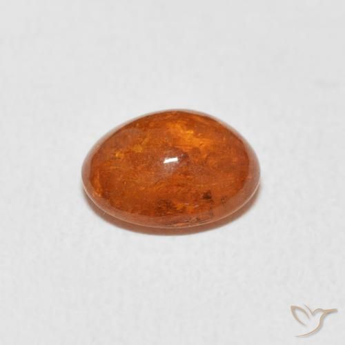 9,17 ctw natürlicher rötlich-orange Spessartit-Garn, Oval, Transparent