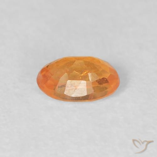 9,17 ctw natürlicher hellorange Spessartit-Garn, Oval, VS