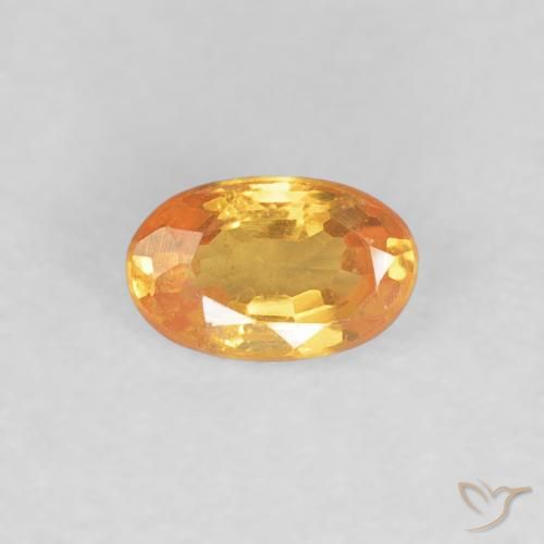 0.36ct Natürlicher Intensives Orange Spessartit-Garn, Oval, VS