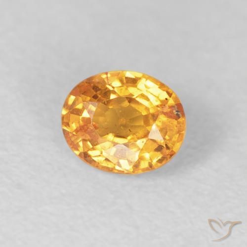 9,17 ctw natürlicher Orange-Gold Spessartit-Garn, Oval, VS