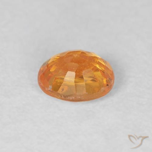 9,17 ctw natürlicher Orange-Gold Spessartit-Garn, Oval, VS