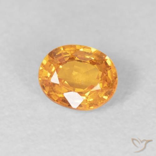 9,17 ctw natürlicher Honig-orange Spessartit-Garn, Oval, VS