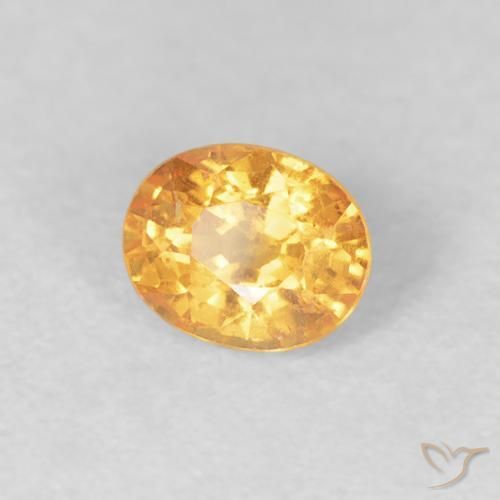 9,17 ctw natürlicher Orange-Gold Spessartit-Garn, Oval, VS