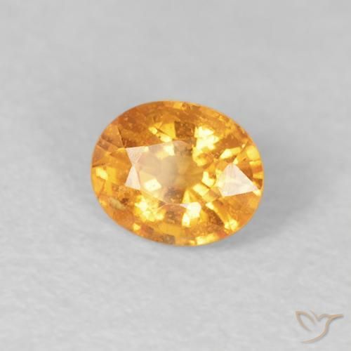 9,17 ctw natürlicher Orange-Gold Spessartit-Garn, Oval, VS