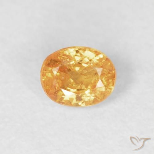 0.27ct Natürlicher Orange-Gold Spessartit-Garn, Oval, VS-SI