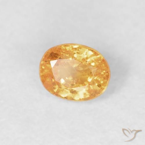 9,17 ctw natürlicher Orange-Gold Spessartit-Garn, Oval, VS-SI