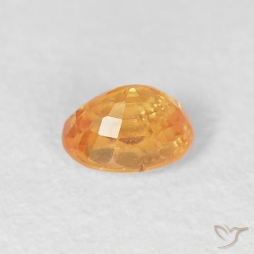 9,17 ctw natürlicher Mittelorange Spessartit-Garn, Oval, VS-SI
