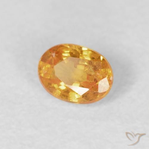 9,17 ctw natürlicher Orange-Gold Spessartit-Garn, Oval, VS-SI