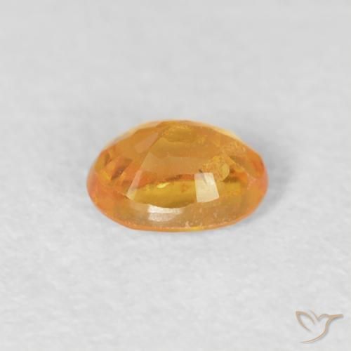 9,17 ctw natürlicher Orange-Gold Spessartit-Garn, Oval, VS-SI