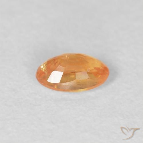 9,17 ctw natürlicher hellorange Spessartit-Garn, Oval, VS-SI