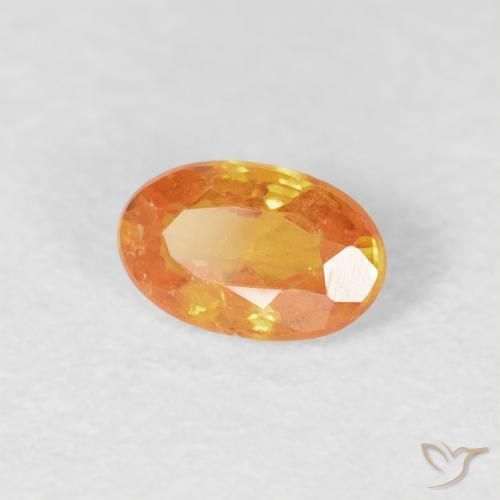 9,17 ctw natürlicher Intensives Orange Spessartit-Garn, Oval, VS-SI