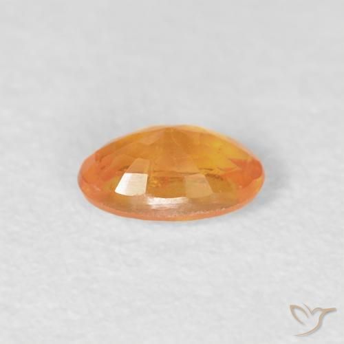 9,17 ctw natürlicher Intensives Orange Spessartit-Garn, Oval, VS-SI