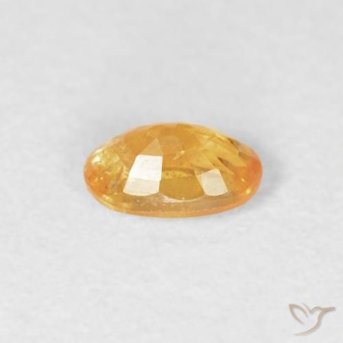 9,17 ctw natürlicher Mittelorange Spessartit-Garn, Oval, VS-SI