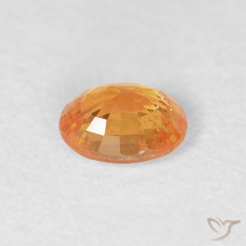 9,17 ctw natürlicher Mittelorange Spessartit-Garn, Oval, VS-SI
