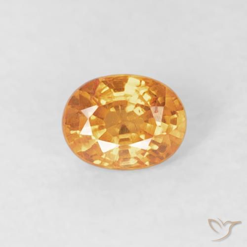 0.29ct Natürlicher Orange-Gold Spessartit-Garn, Oval, VS