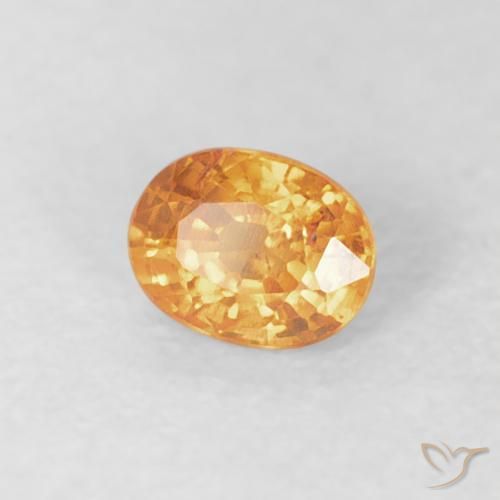 9,17 ctw natürlicher Orange-Gold Spessartit-Garn, Oval, VS
