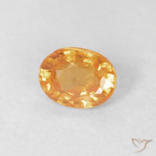 9,17 ctw natürlicher Orange-Gold Spessartit-Garn, Oval, VS-SI