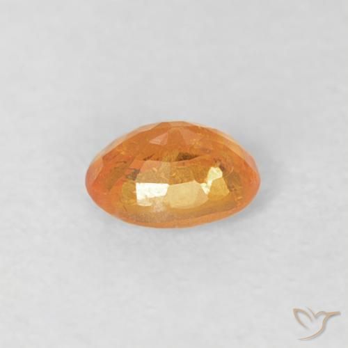 9,17 ctw natürlicher Orange-Gold Spessartit-Garn, Oval, VS-SI