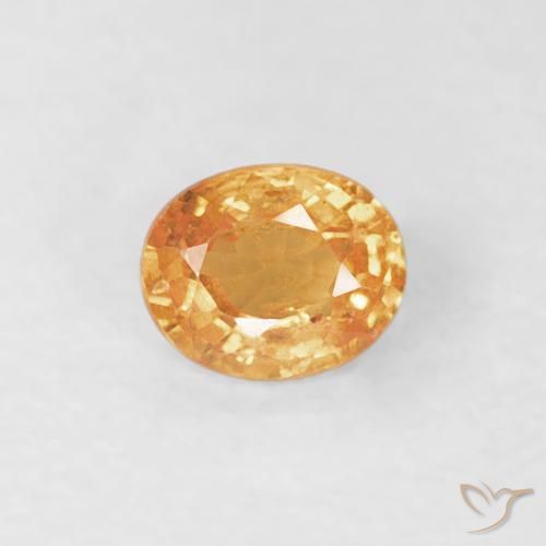 0.24ct Natürlicher Orange-Gold Spessartit-Garn, Oval, VS-SI