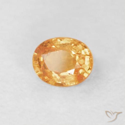 9,17 ctw natürlicher Orange-Gold Spessartit-Garn, Oval, VS-SI